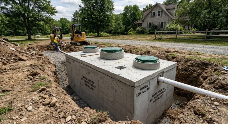 Sewage Tank Installation in Austin, TX